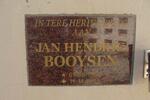 BOOYSEN Jan Hendrik 1952-2015