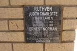 RUTHVEN Ernest Norman 1919-2001 & Judith Charlotte DE LA REY 1926-1998