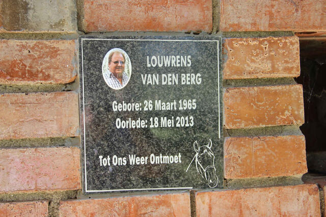 BERG Louwrens, van den 1965-2013