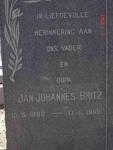 BRITZ Jan Johannes 1888-1969 & Leviena C.H. 1889-1962