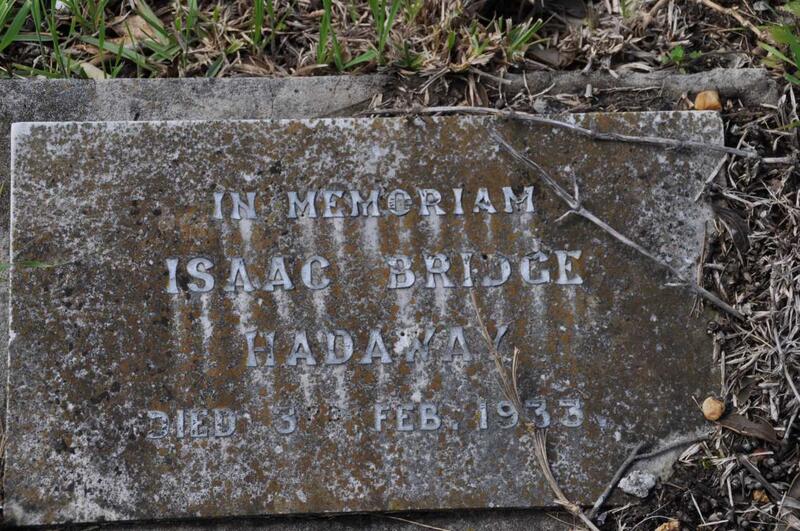 HADAWAY Isaac Bridge -1933