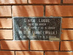 LUBBE W.S.P. 1946-2004 & D'Nita DE KOCK 1948-2003