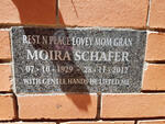 SCHAFER Moira 1929-2012