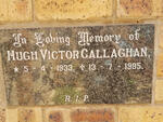 GALLAGHAN Hugh Victor 1933-1995