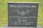 WALKENSHAW Bessie 1944-2003
