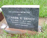 DEVOY Doreen E. 1930-1992