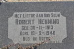 HENNING Robert 1913-1940