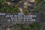 CAUSTON Jean Niven nee PATERSON 1875-1953