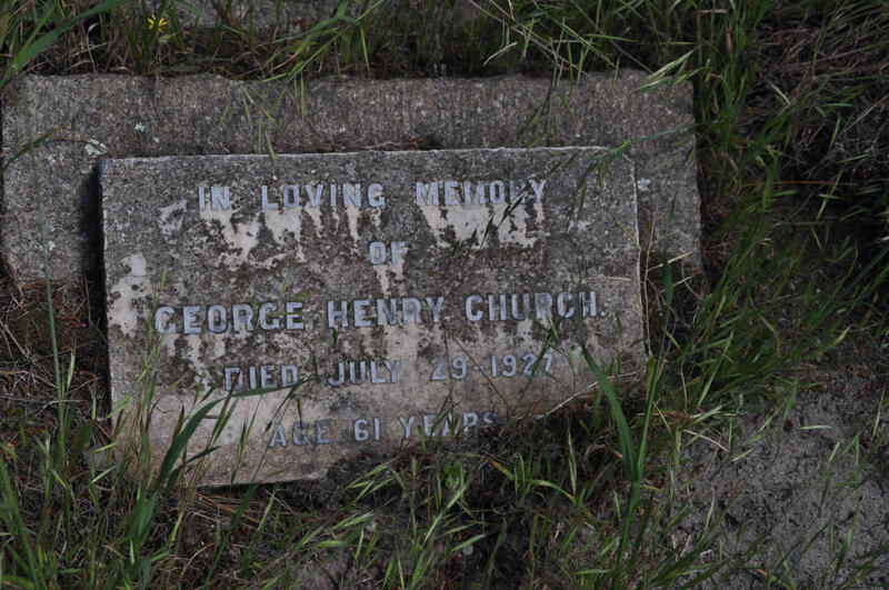 CHURCH George Henry -1927