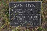 DYK Edward John, van 1896-1968 & Catherine 1900-1995 :: VAN DYK Clarence Albert 1925-1927