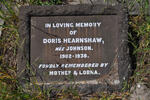 HEARNSHAW Doris nee JOHNSON 1902-1938