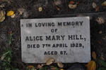 HILL Alice Mary -1929