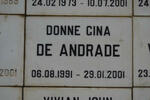 ANDRADE Donne Gina, de 1991-2001