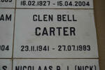 CARTER Glen Bell 1941-1983