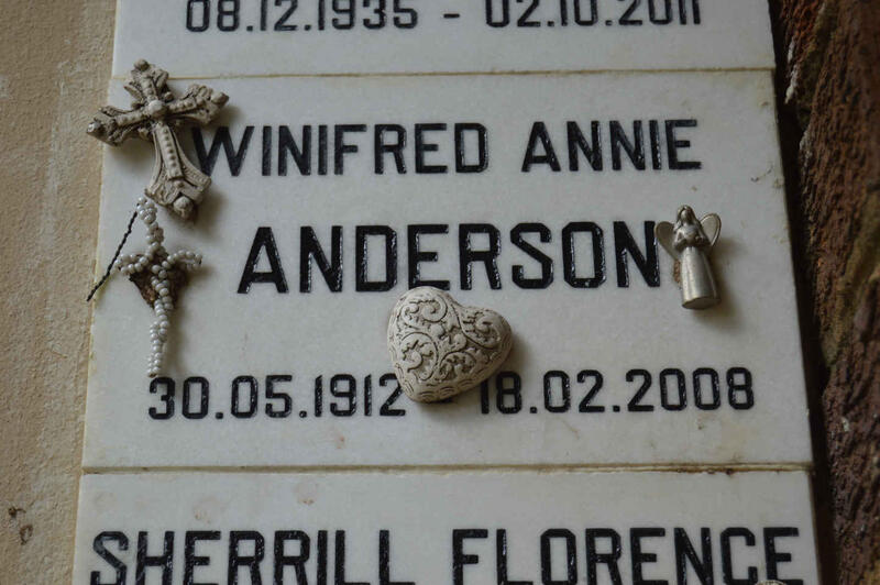 ANDERSON Winifred Annie 1912-2008