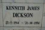 DICKSON Kenneth James 1964-1994