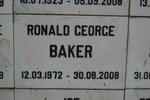 BAKER Ronald George 1972-2008