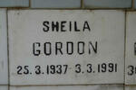 GORDON Sheila 1937-1991