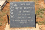 BRUYN Pieter Francois, de 1892-1961
