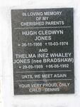 JONES Hugh Cledwyn 1908-1974 & Thelma Inez Whaley BRADSHAW 1909-1992