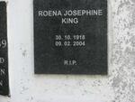 KING Roena Josephine 1918-2004