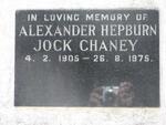 CHANEY Alexander Hepburn Jock 1905-1975