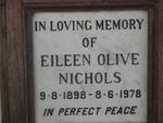 NICHOLS Eileen Olive 1898-1978