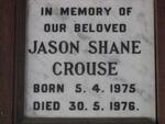 CROUSE Jason Shane 1975-1976