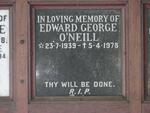 O'NEILL Edward George 1939-1978
