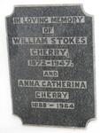 CHERRY William Stokes 1872-1947 & Anna Catherina 1888-1964