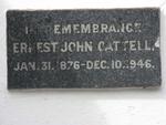 CATTELL Ernest John 1876-1946
