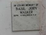 WALKER Basil John 1931-1988