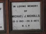 NICHOLLS Michael J. 1921-1977