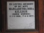 KILGOUR Margaretha Dora nee WURSCH 1926-1977
