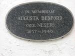 BEDFORD Augusta nee NESER 1857-1946