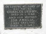 JERMY Charles -1946 & Ida Amelia TAYLOR -1947