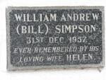 SIMPSON William Andrew -1957