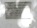BUNT Edgar Manley -1939 & Mabel Alice -1952