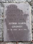 SCHNEIDER Alfred 1910-1973 :: GILOWEY Astrid Karin 1947-2009