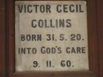 COLLINS Victor Cecil 1920-1960