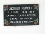 FEDELE Senier 1925-1982