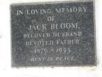 BLOOM Jack 1876-1953