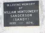 SANDERSON William Montgomery 1899-1974