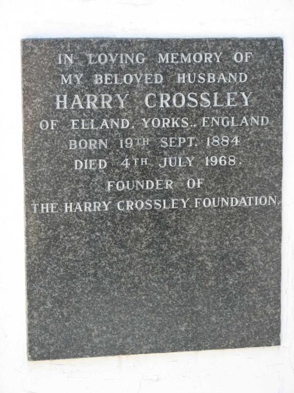 CROSSLEY Harry 1884-1968