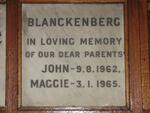 BLANCKENBERG John -1962 & Maggie -1965