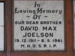JOELSON David Max 1911-1961
