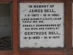 BELL James 1877-1961 & Gertrude 1893-1977