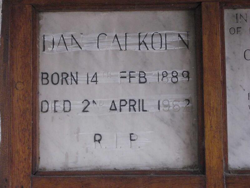CALKOEN Dan 1889-1962