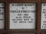 CULF Charles Stanley 1901-1966 & Pegs -1990