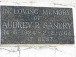SANDRY Audrey R. 1924-1964